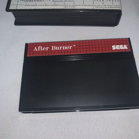 Video Game After Burner Sega Master System, A Four Mega Cartridge - Picture 6 of 9